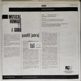 Pandit Jasraj - Musical Homage to a Guru (Vinyl)